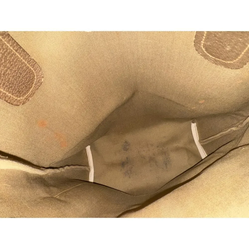 Gucci Vintage GG Supreme Monogram Sherry Cloth Tote - Good Condition